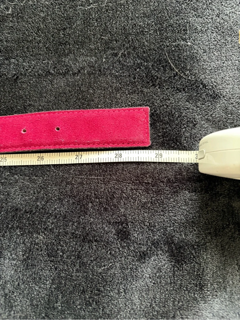Vintage Yves Saint Laurent Suede Belt
